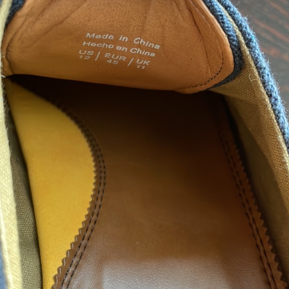 ALDO Men’s Size 12 Navy Shoes - Picture 5 of 7